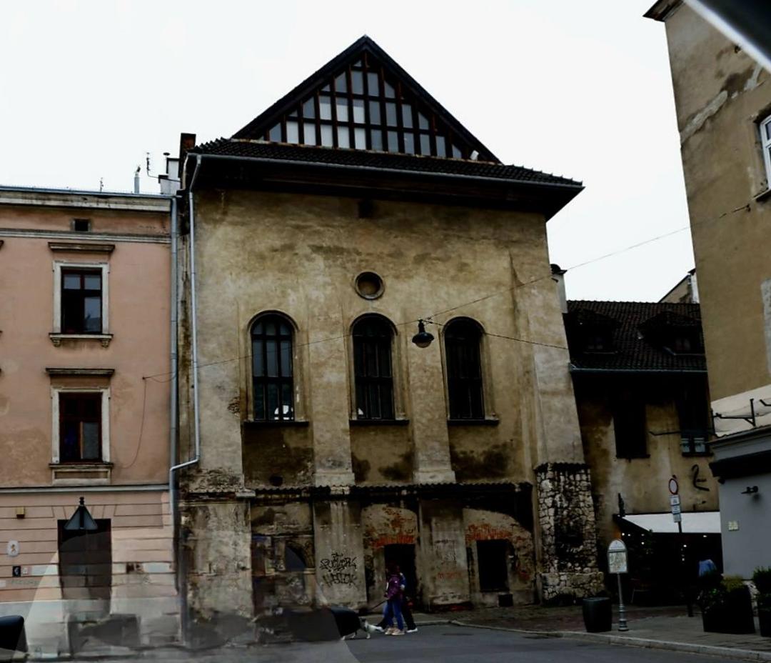 The High Synagogue (Synagoga Wysoka) located in Stare Miasto, Kraków, specifically in the historic Jewish quarter of Kazimierz.