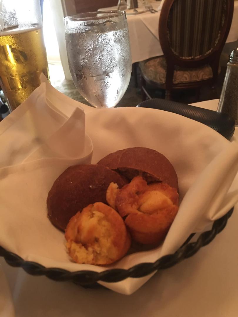 Fresh Baked Bread and Corn Muffins