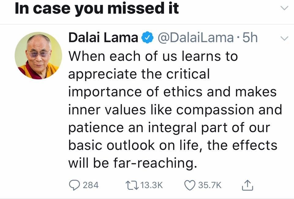Ethics, Compassion and Patience