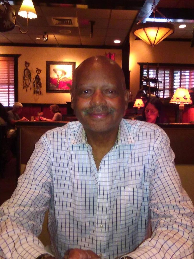 At steak dinner with wife for my birthday.
