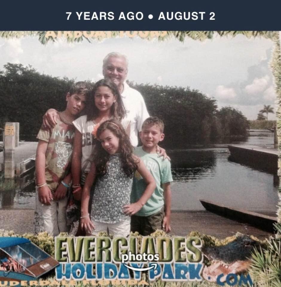 Well, ONLY 7 years ago, THAT IS NOT POSSIBLE. I will always remember that great week that you guys spent with only me. I love you😍!