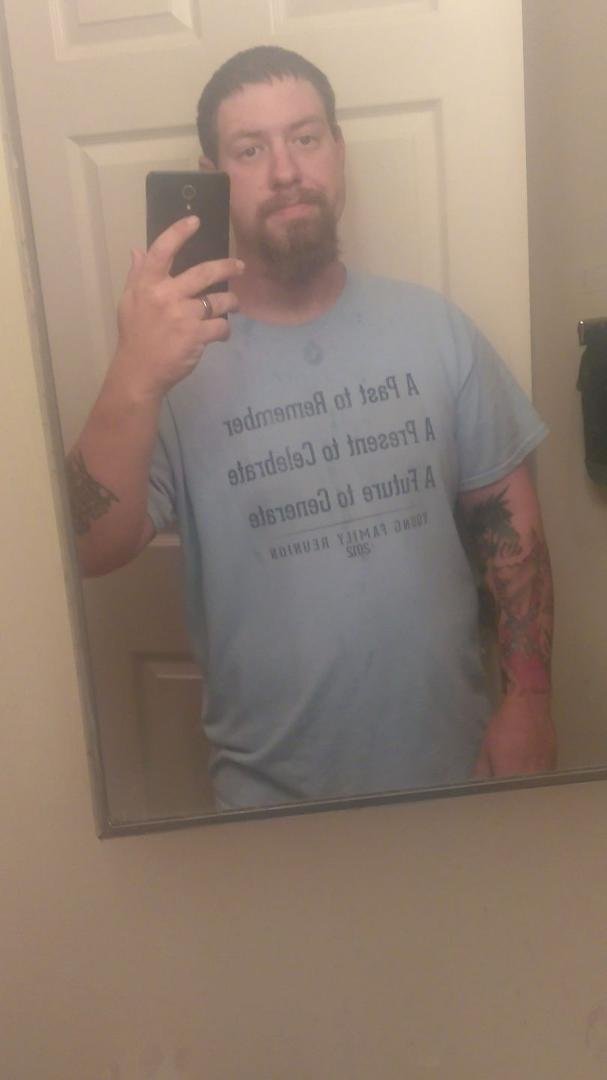 Shaved it off for my baby Relinda Renee Oberhellmann. Better believe I'll have hair before deer hunting season