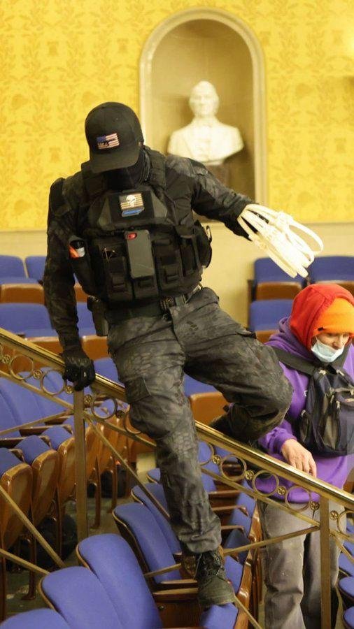 These terrorists intended to take hostage the Congressmen and women who supported the count, stage a show trial and execute them. These are the people Trump expressed love for today. I'm beyond horrified.