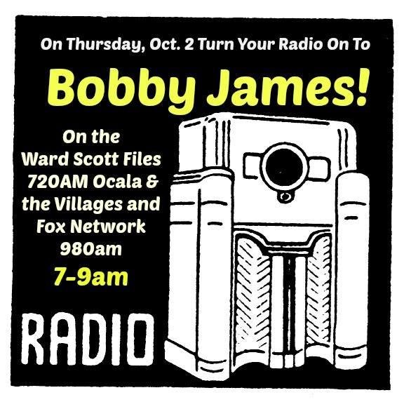 Please SHARE this on your page so everyone can tune in: Tomorrow 7-9am Fox Network 980am Gainesville and simulcast on 720am Ocala and The Villages!!!