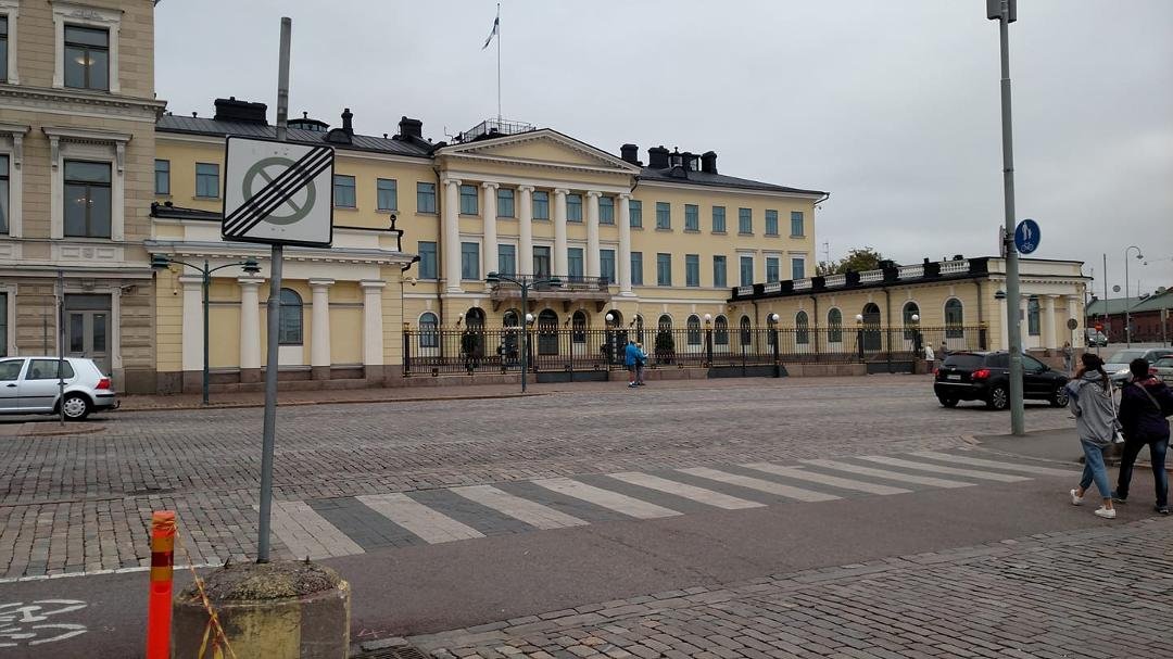 The Putin-Trump clubhouse at the Helsinki Presidential Palace.