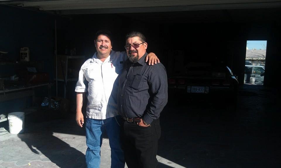 Just got into El Paso and I ran into my compadre.