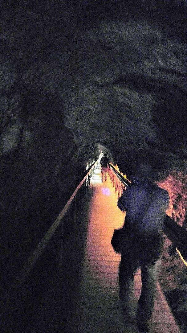 The bottom stretch of A hand water tunnel