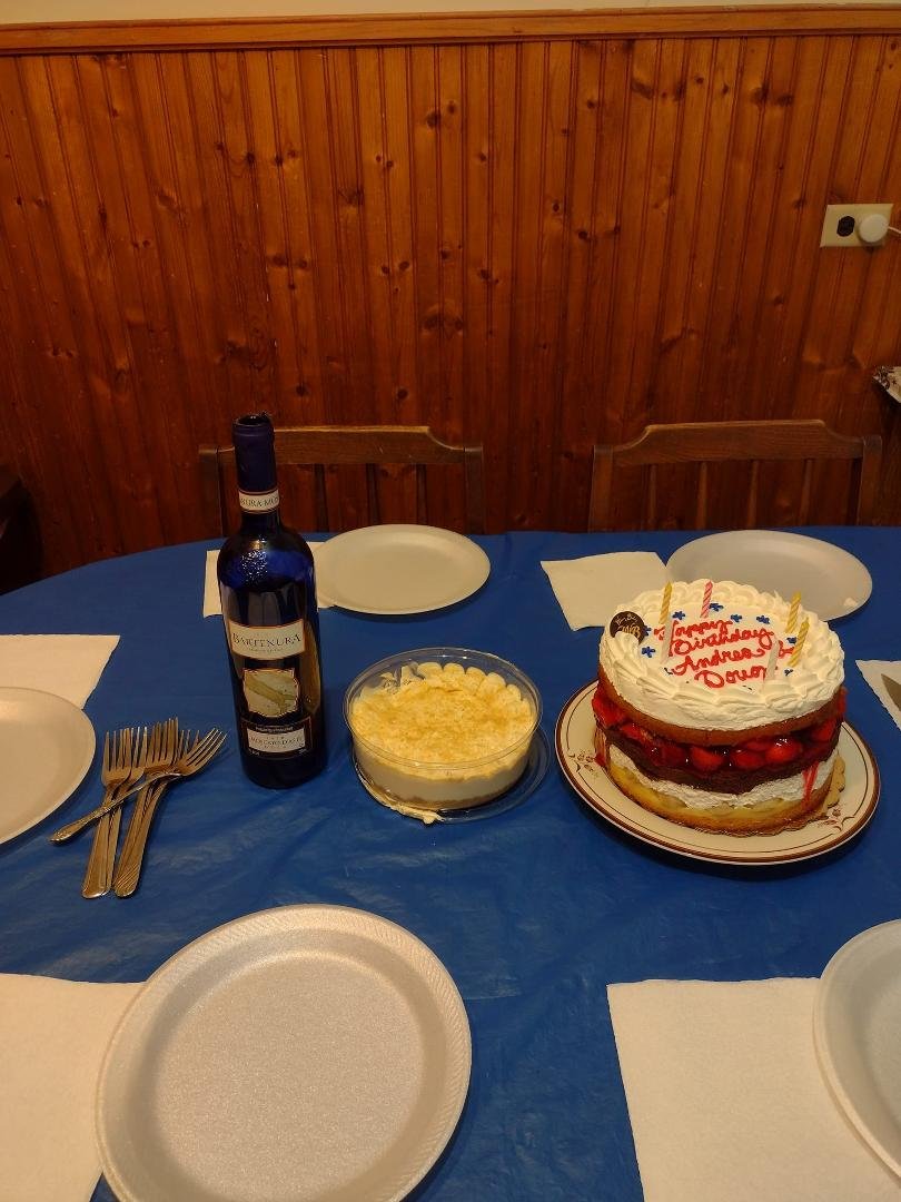 Celebrating mine and Andrea's birthday
