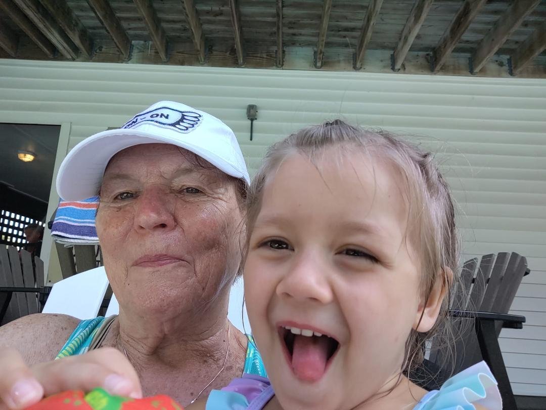 Just sitting by the pool together!!