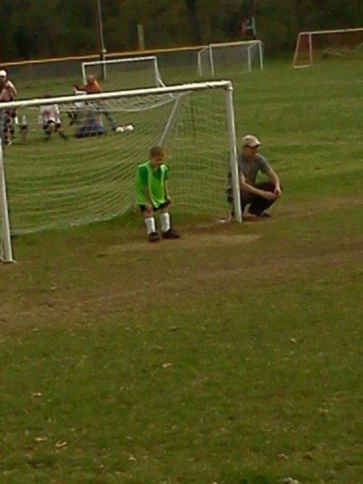 Pictures of Ian"s soccer game. He was so excited and we had fun watching him play.