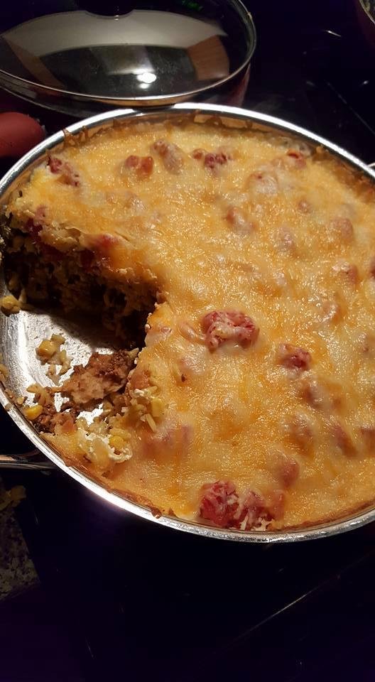 Made a deep dish mexican casserole for work, and then was cancelled today.