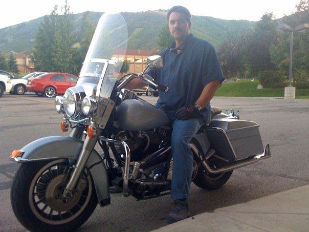 Steve & his 29 year old!!!  Ms Harley Davidson