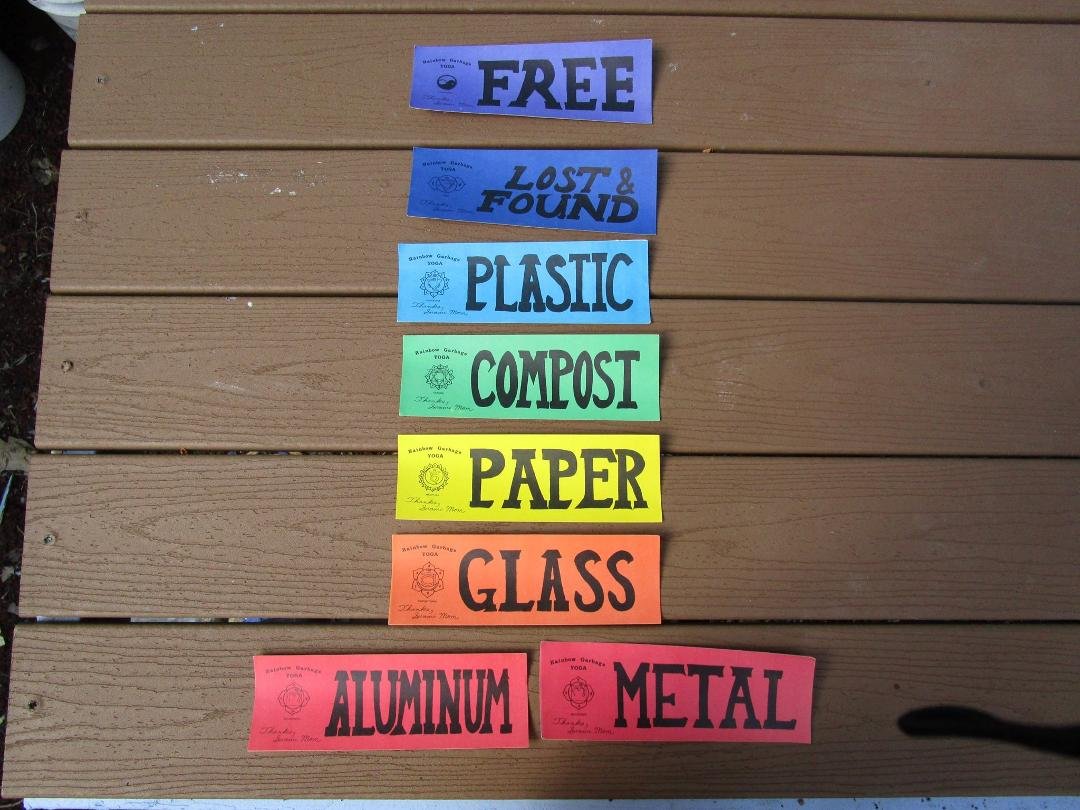 rainbow recycling by Swami M. Om
