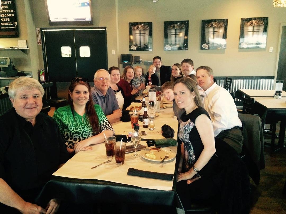 Luncheon with all the nieces and nephews