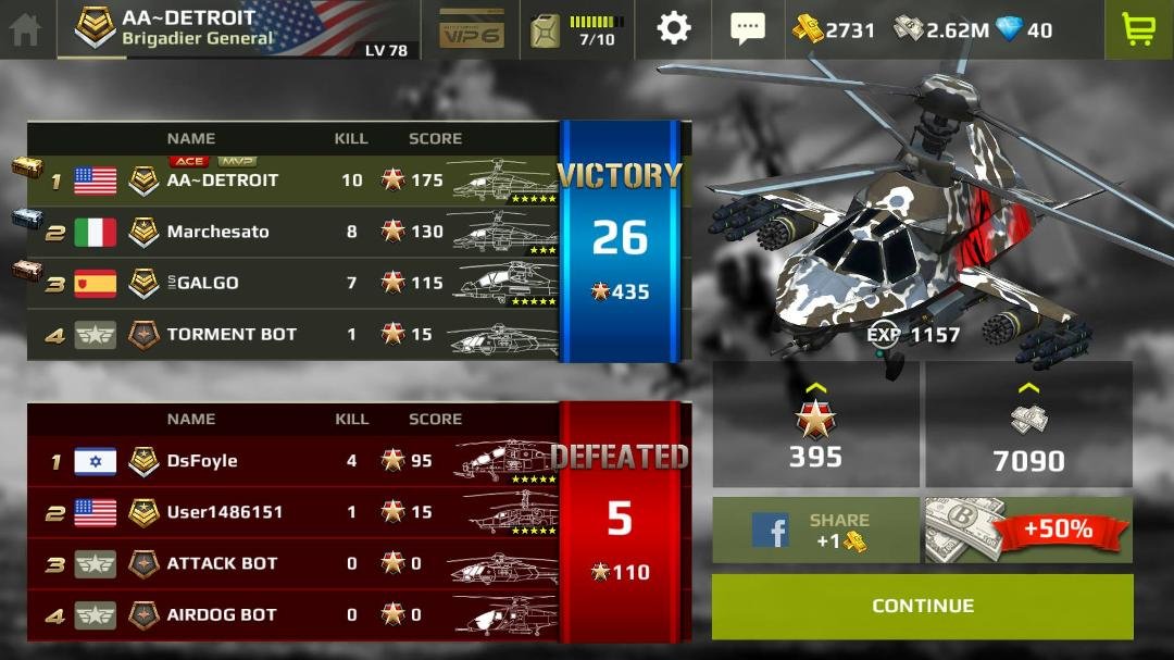 I just completed a battle in Battle Copters. Come and join me!