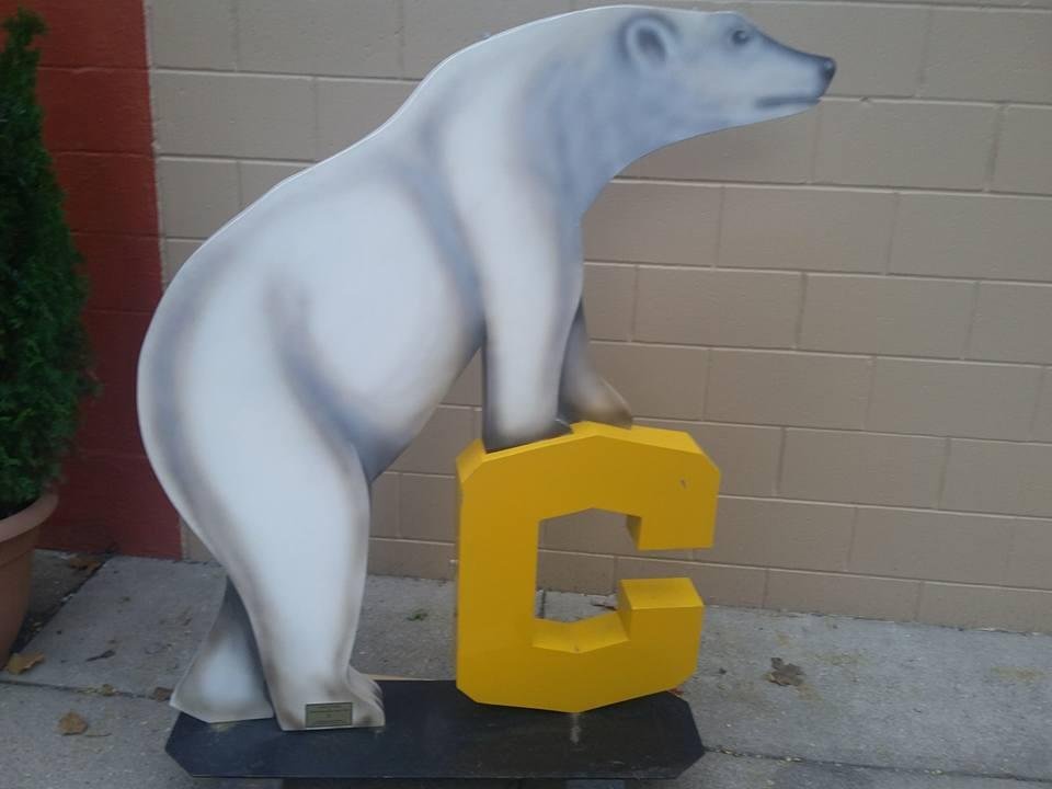This was infront of Fat Boys on Plainfield.