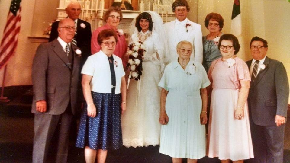 This picture brings back alot of memory's are grandparents. They are in are hearts.