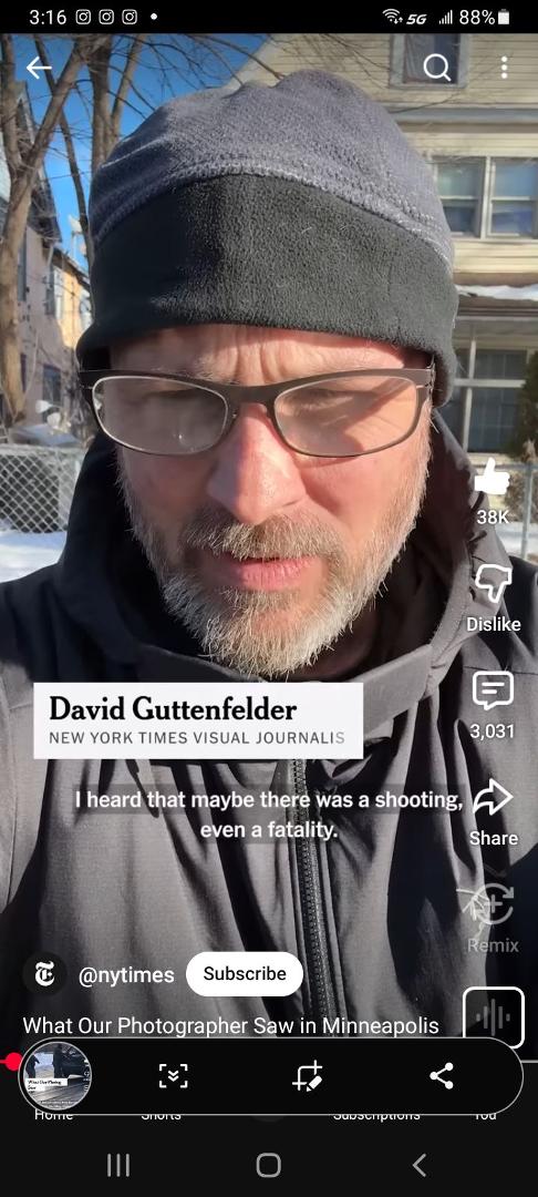 David Guttenfelder, a visual journalist for The New York Times, was at the scene in Minneapolis immediately after an ICE agent killed Renee Good, a 37-year-old woman, in her vehicle. He walks us through the photos and video