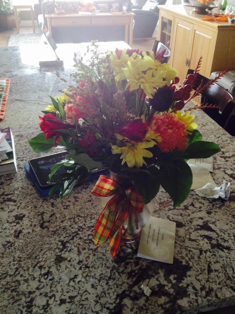 My birthday gift from my grandchildren , thank you Noah Molly and Ryan