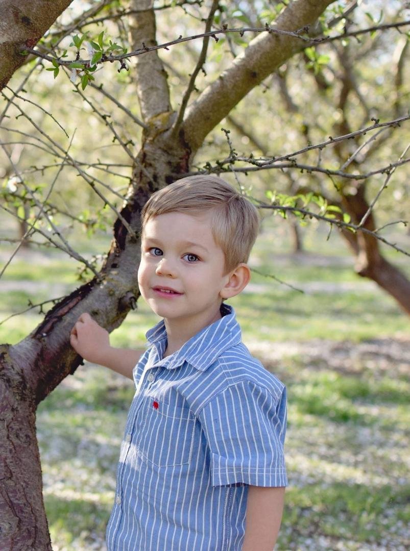 Happy 3rd birthday to our grandson Parker! 😇  Love you!!