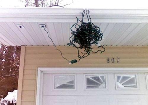I put up the Christmas lights this afternoon.  Want help with yours?
