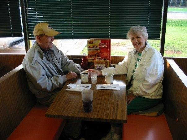 My mom and dad.
