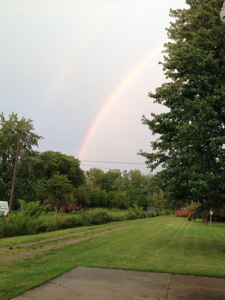 Outside my mothers house