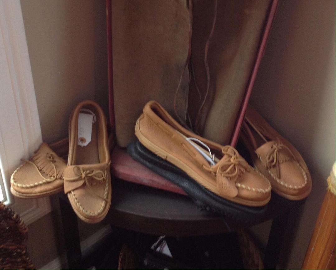 Deerskin moccasins