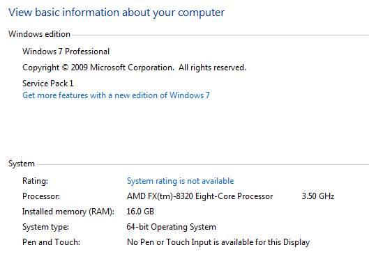 computer specs