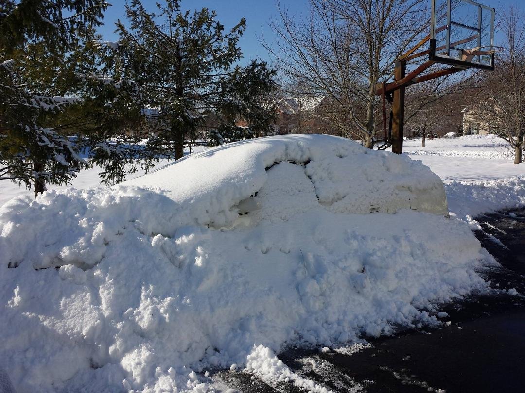 Here's what my car looks like this morning....