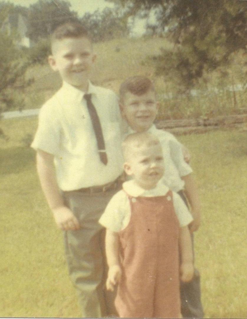 TBT - me and my brothers - guessing around 1968.