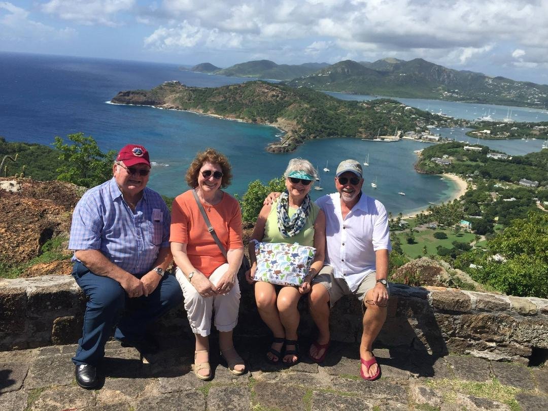 With good Friends on Antigua.