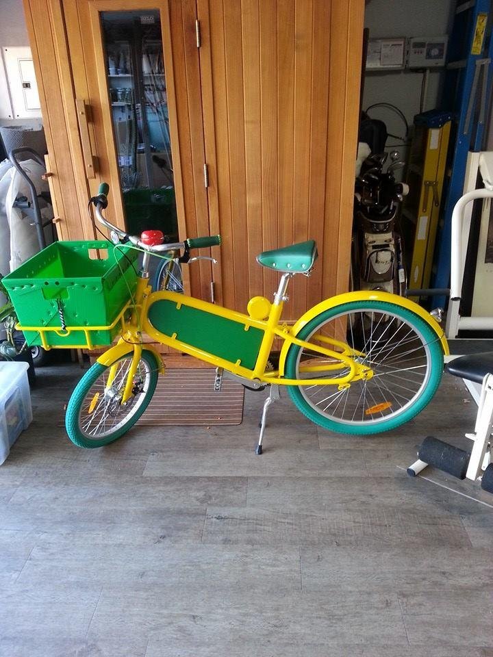 Santa was good to the Market ...new environment friendly delivery bike!