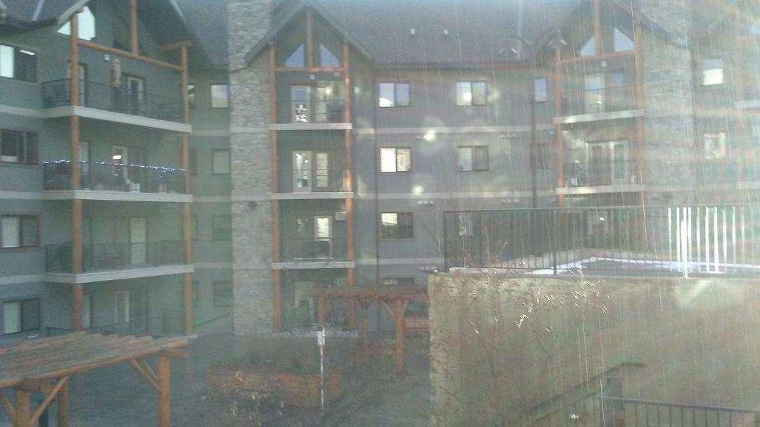 We are now having a beautiful rain fall. 8:45 am
