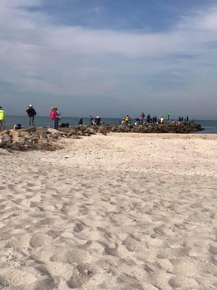 Sitting on the beach waiting for the sun to get cookin