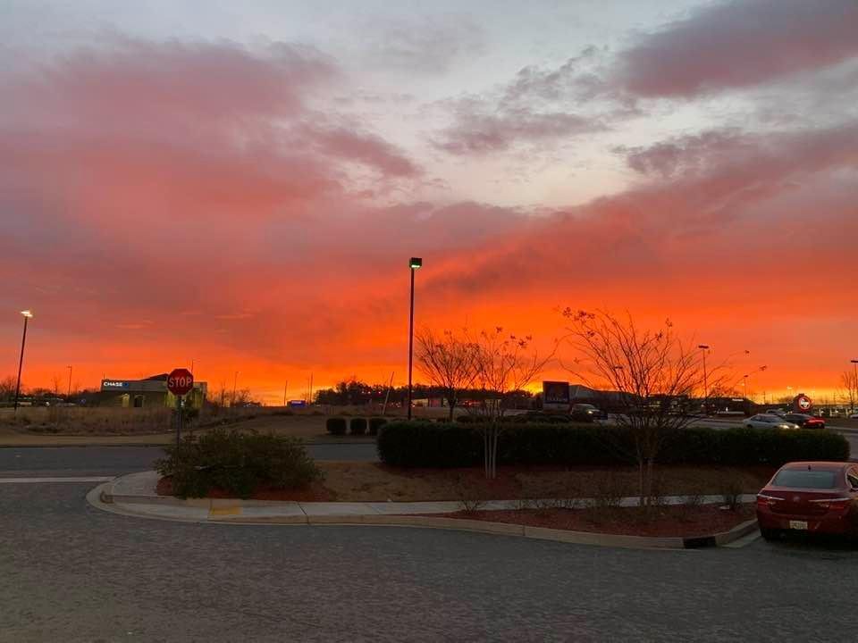 Sunrise overBraselton this morning