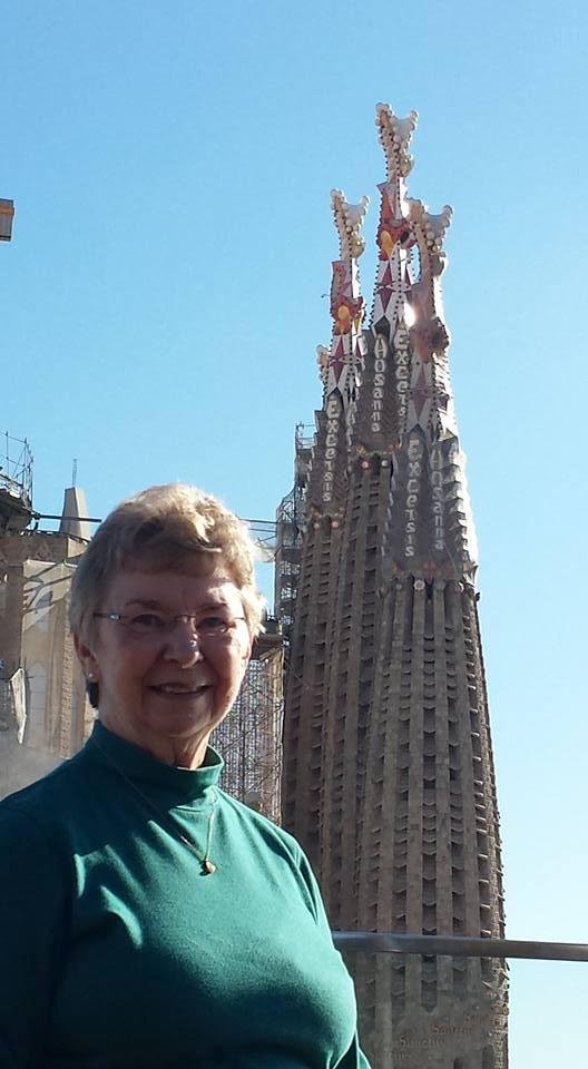 My lovely bride on the rooftop terrace of our hotel in Barcelona. We embark on the cruise back to the US on Tuesday.