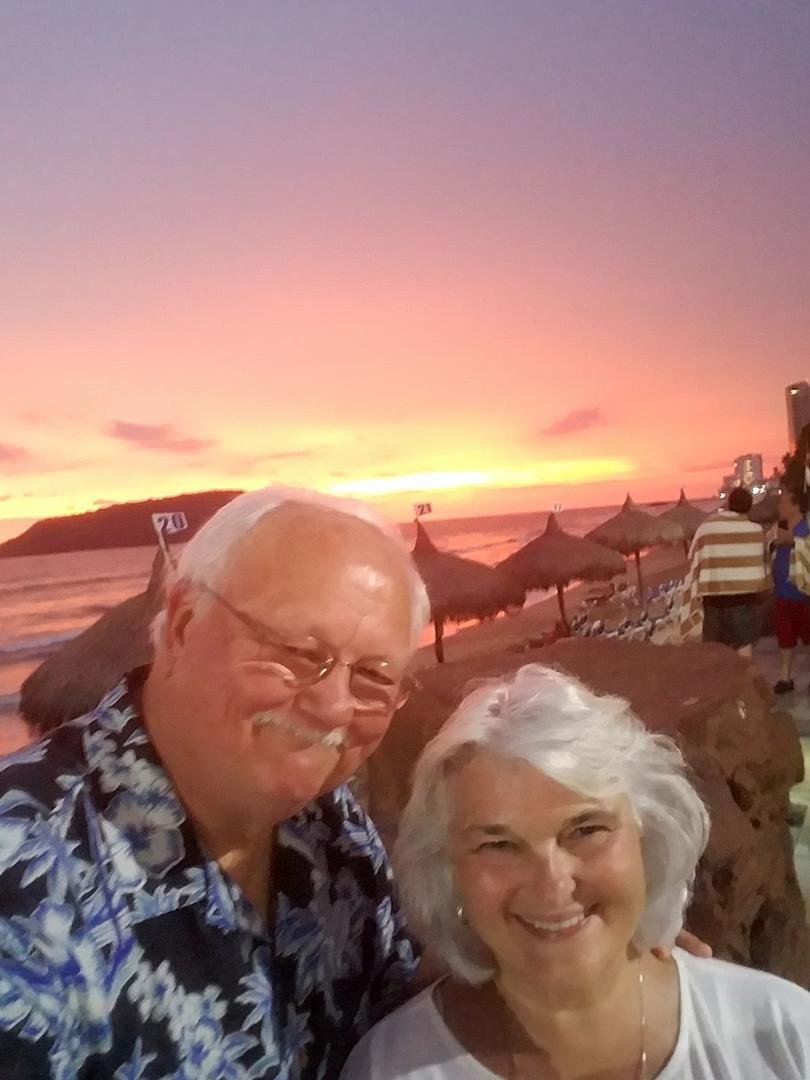 Enjoying sunset in Mazatlan, Mexico