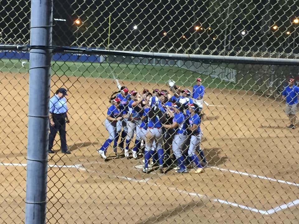 Puerto Rico celebrates scoring a run!!