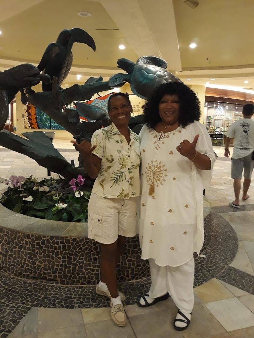 Cyle and I on my trip to Oahu - Aloha!