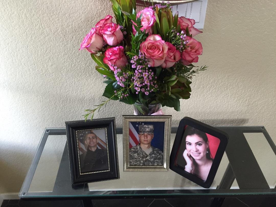 Thank you Allen, Austin Hamilton and Adelle Elena Hamilton for the beautiful roses.  Love you!!!