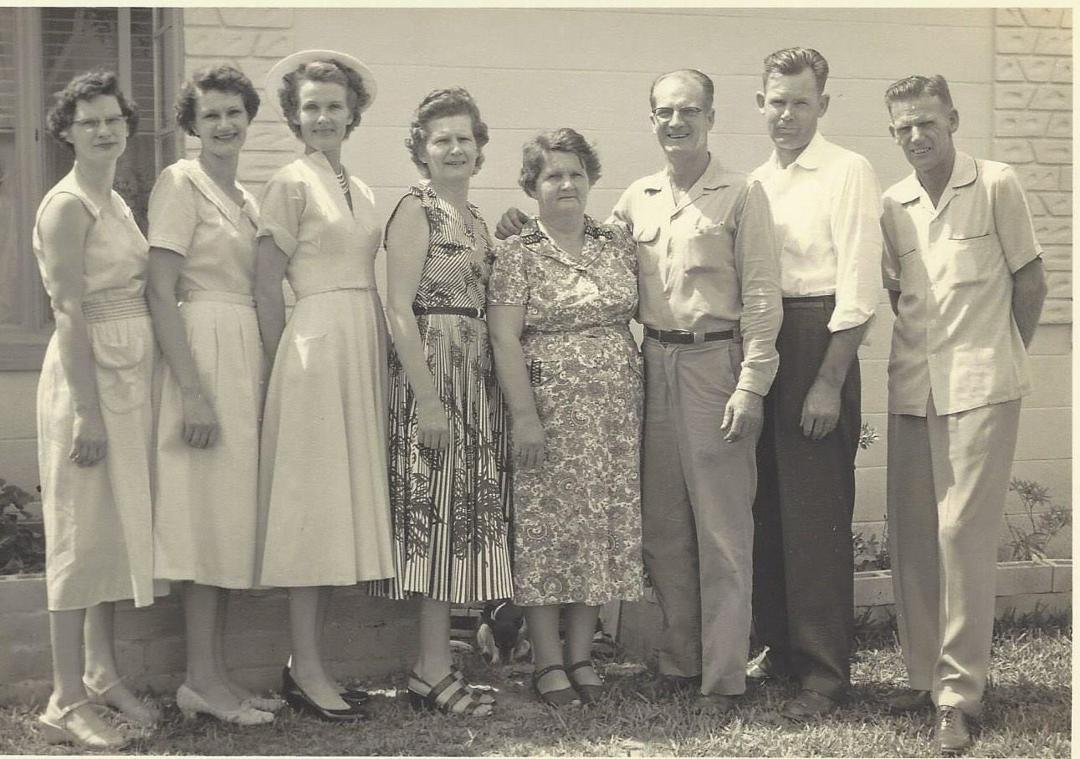 These are the aunts, uncles and your Grandmother on the Harwell side of the family.