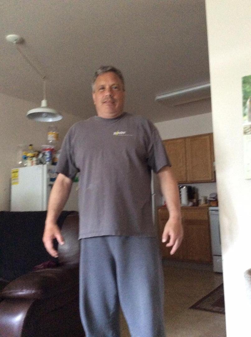 Here is Derek he is my love of my life and both he and I are now members of the Alaska club and he is going to get fit and healthy before we get married.