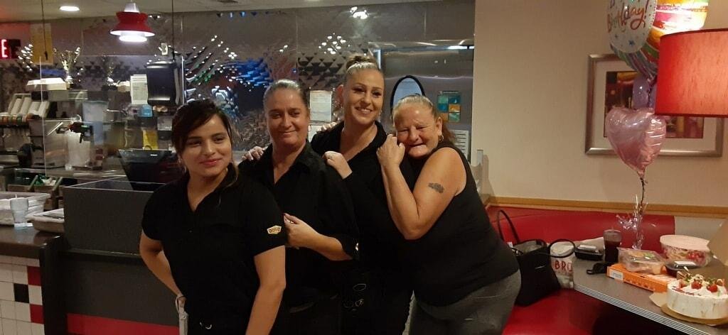The girls at my job threw me a birthday party last year Simpal Singh Cheryl Hernandez Deborah Haynes