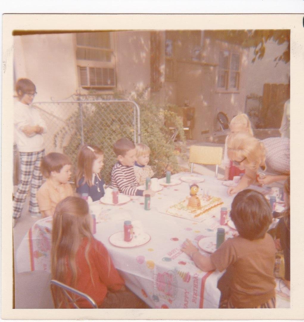 I love this picture, I lived on Brighton way.. Partying with my girl Penny Okland and my friend Granny Wheeler, that was when he had all that hair haha..