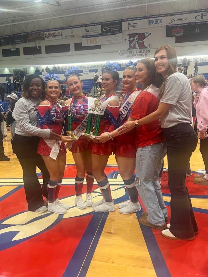 Riverside Seniors with winning trophies!!