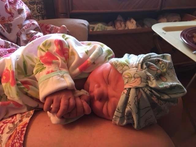 my new grandaughter, Flora Byrd born friday 7lbs 1 oz. Daughter Joana doing fine