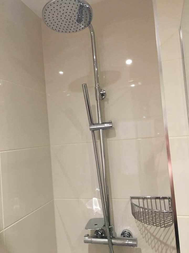 Will have to figure out how to use the shower and something they provided called gel de douche.