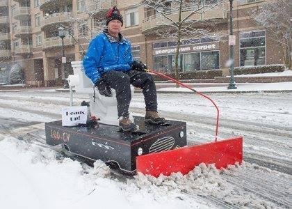 I heard the Largo Big Lots are selling these "snow roadsters" real cheap. I need one! Why should our northern friends have all the fun shoveling snow and freezing?