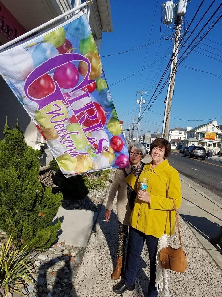 Girls weekend in sea Isle with Ann Louise Ackerman-Smith and Ellen Fisher.